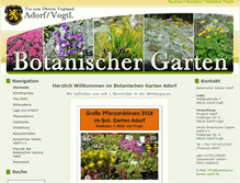 Tablet Screenshot of botanischer-garten-adorf.de
